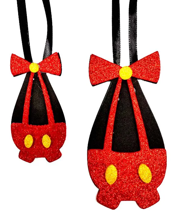 kit 50 Gravatas Pet Shop Lacinho EVA MICKEY MOUSE + Brinde.