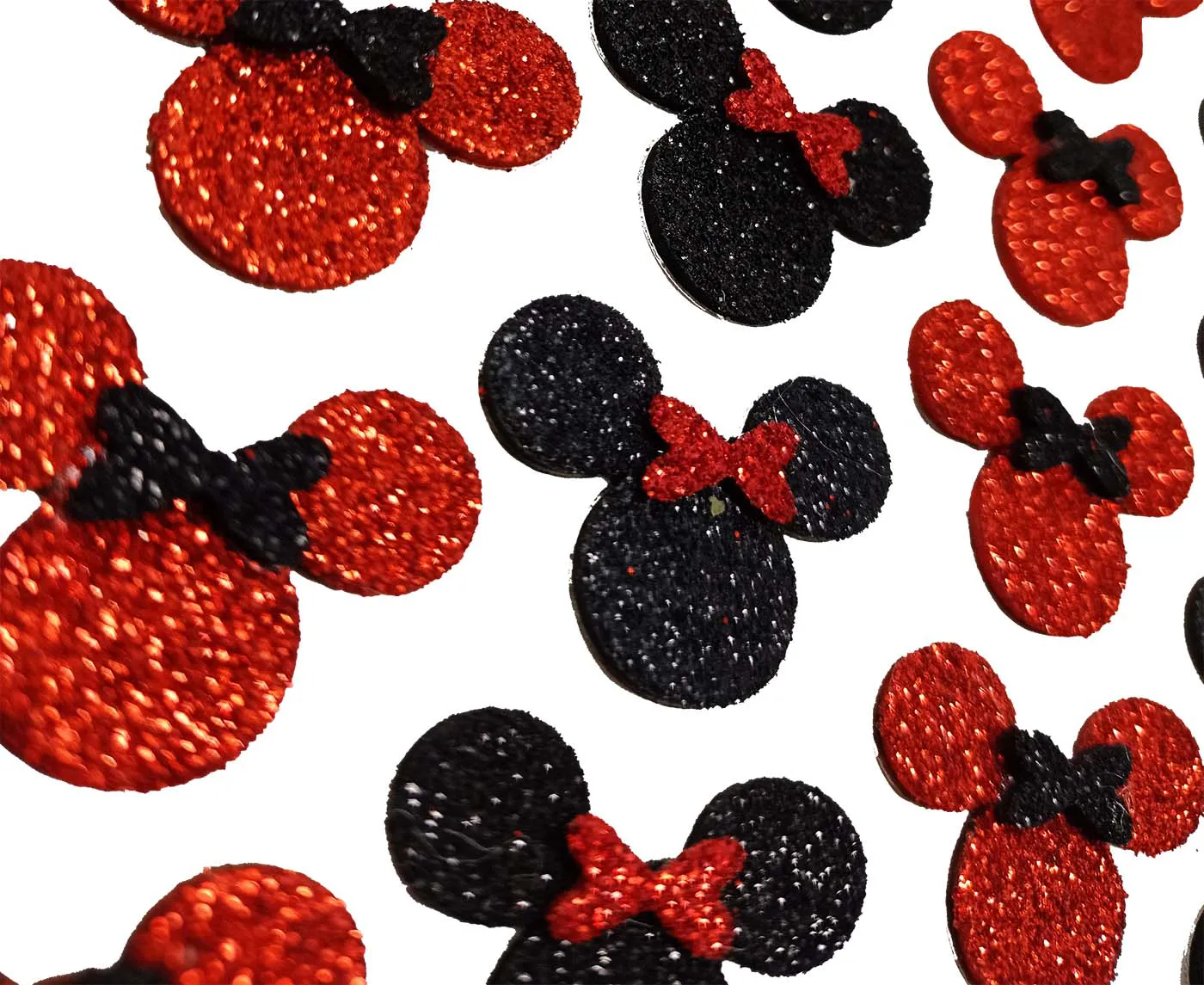 100Adesivos Minnie Pet Piercings Glitter Petshop Cães Gatos