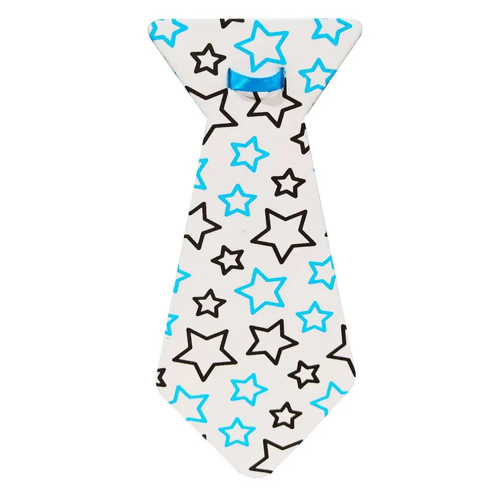 Kit 5 Gravata Lacinho Estrelas GG Pet Cão Gato Petshop