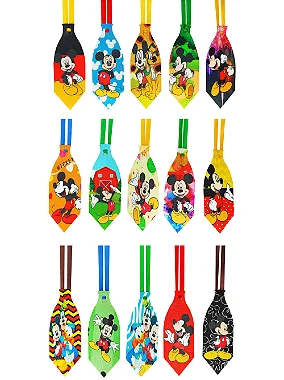 Kit 10 Gravatas Sublimadas Mickey Pet Cachorro Lacinho Pet