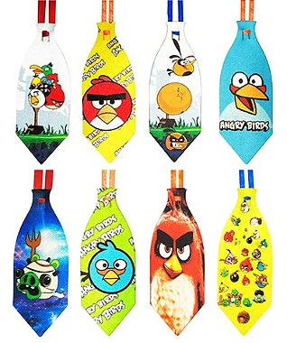 Kit 50 Gravatas Estampadas G Angry Birds Pet Cachorro Lacinho