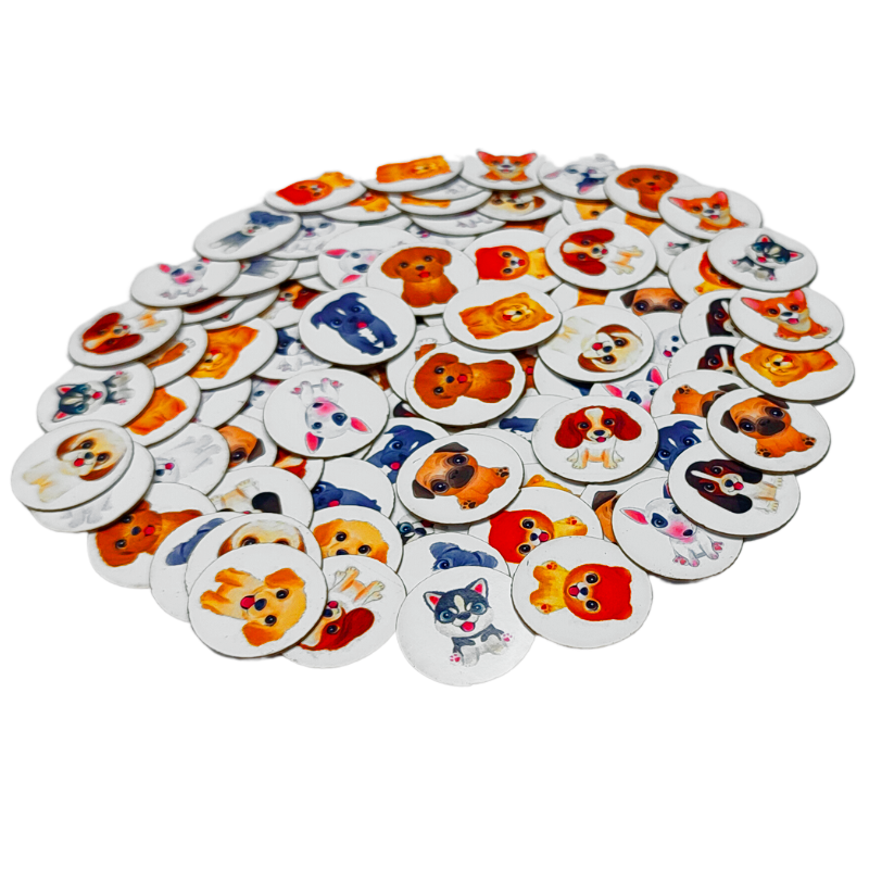 230 Adesivo Raças I Pet sticker Piercing Cão Gato A9