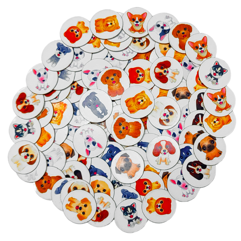 460 Adesivo Raças I Pet sticker Piercing Cão Gato A9