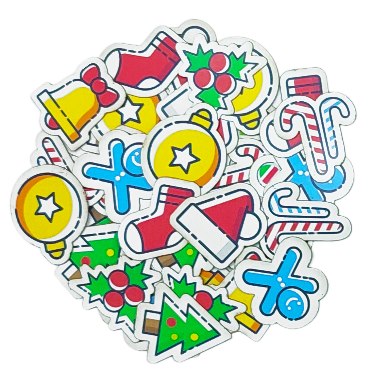 360 Adesivos P NATAL II  Pet sticker Cão Gato BanhoTosa  A33