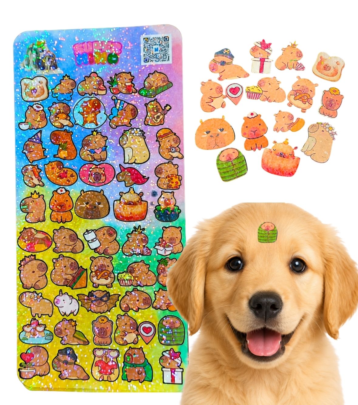Adesivo Pet 3D Aplique Sticker Pet Banho  Super Cola 50 Und Nome do desenho:07