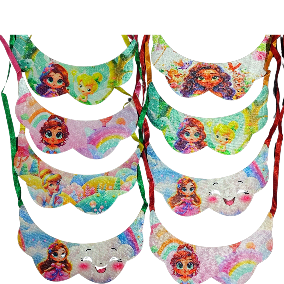 Kit 10 Gargantilhas Princesas para Cão Banho e Tosa Pet Shop