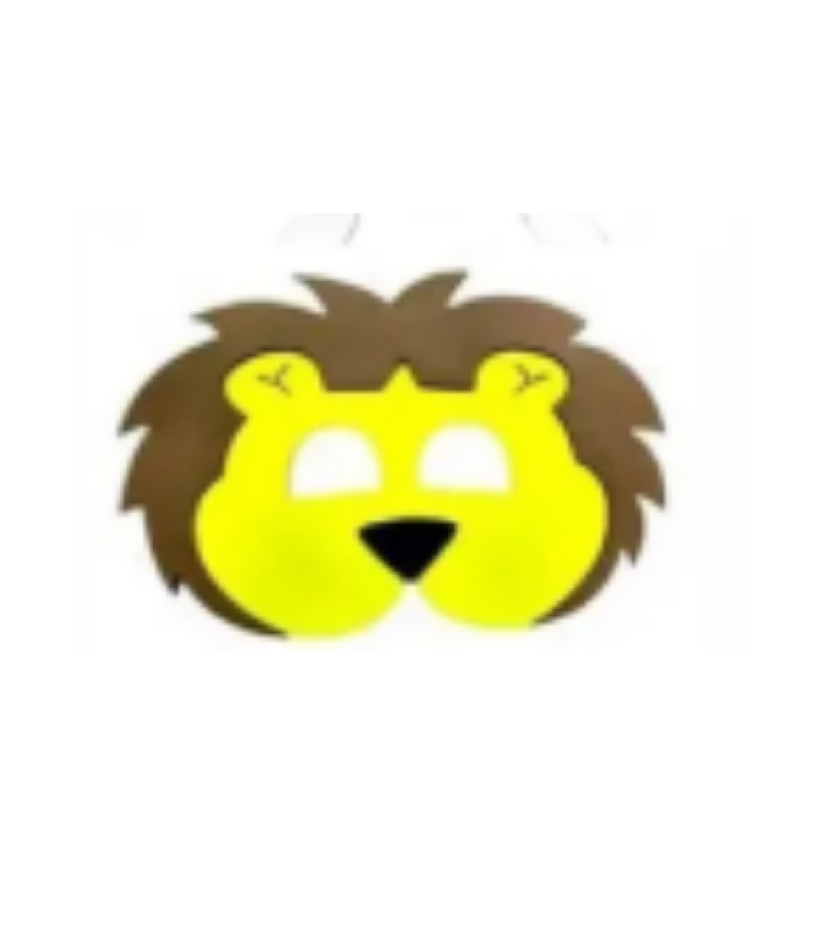 20 Máscaras Arca de Noé - Personagem Infantil Lembrancinha personagem:LEÃO
