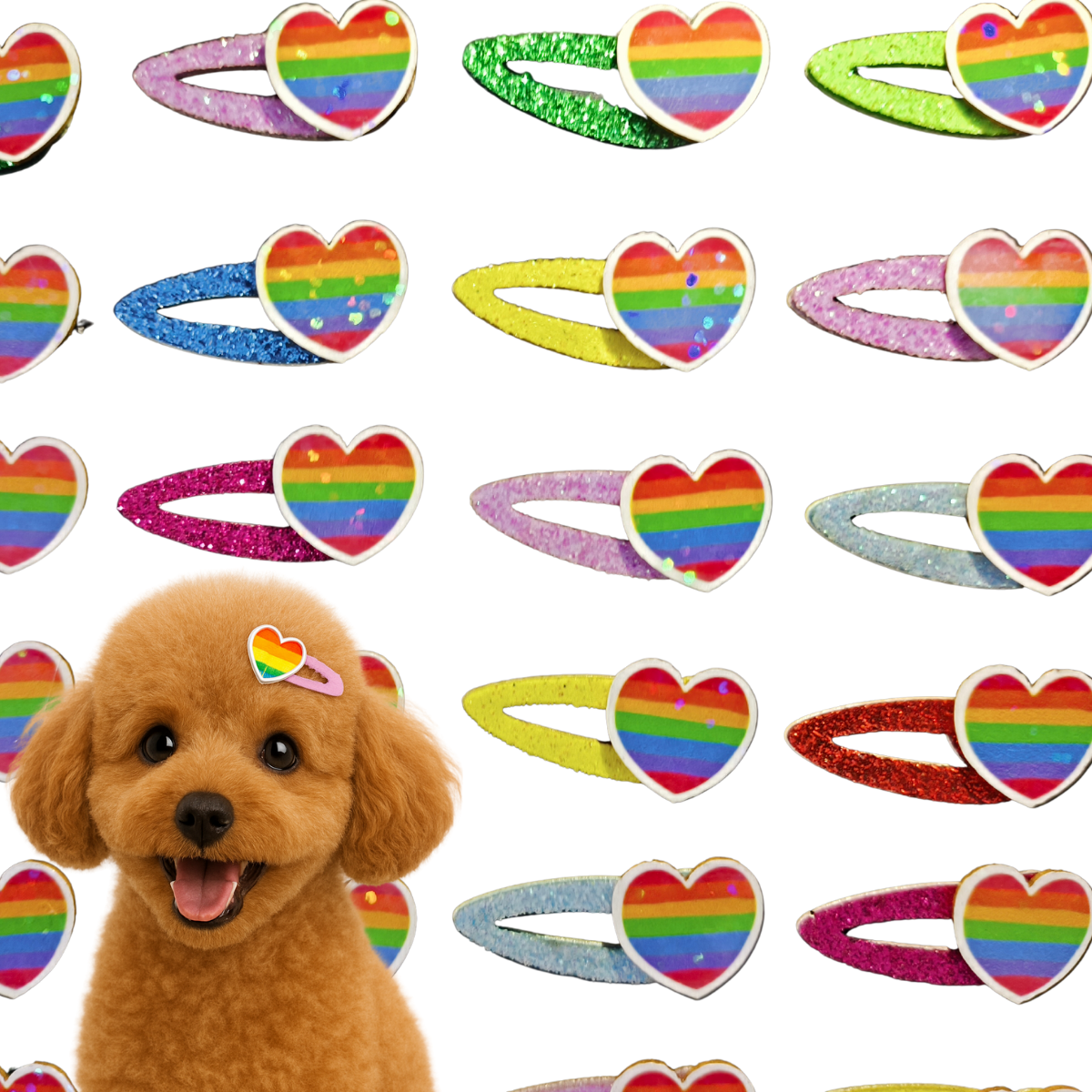 100 Adesivos Pet Piercings Tic Tac Olográfico Banho TosaCore