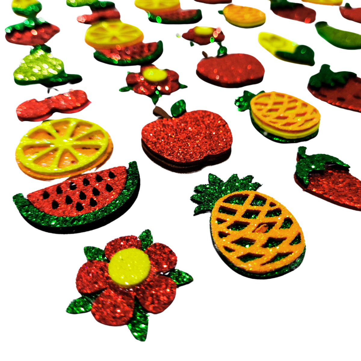 50 Adesivos Pet Coleção Frutas Adesivo Super Premium Cão