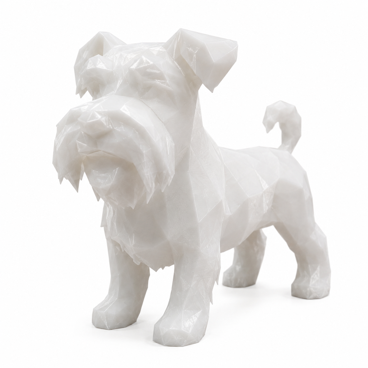 Cachorro decorativo 3D pet shop clínica veterinária