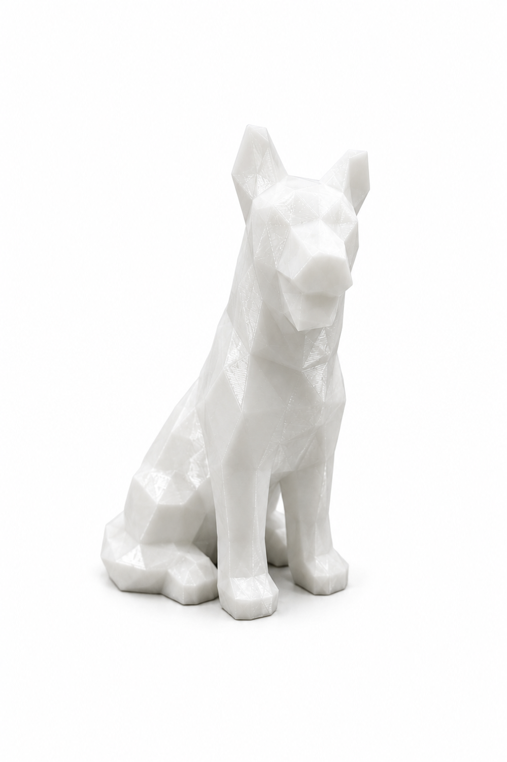 Cachorro Decorativo em PETG - Design Moderno Liso