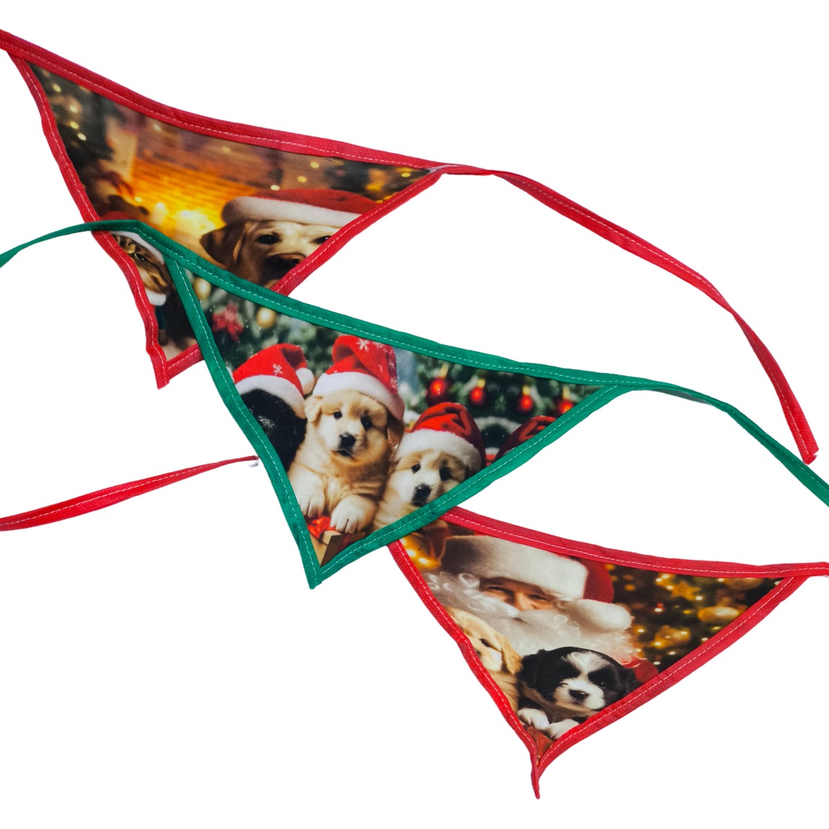 20 bandanas G NATAL 3 Pet shop Banho e Tosa Cão e gato