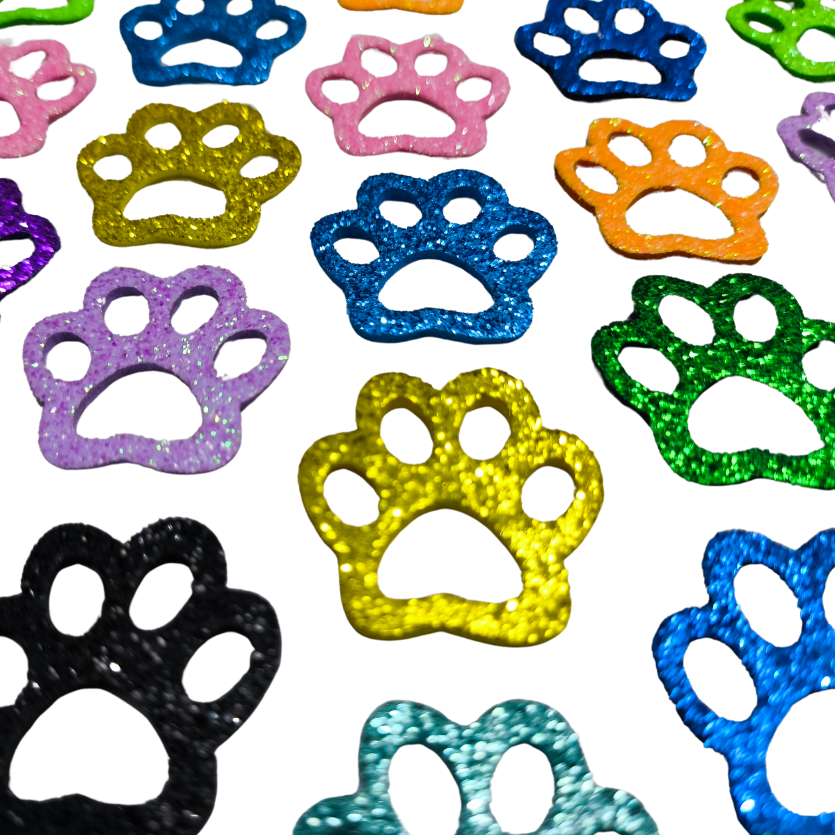 100 Adesivos Pet Piercings Patas Petshop Cães Gatos