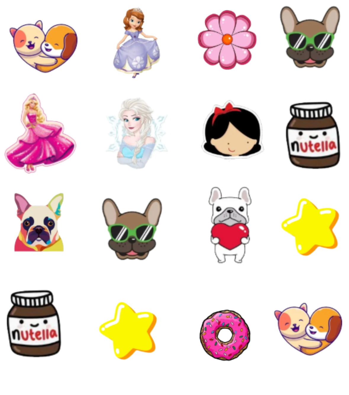 360 Adesivos Pet Piercing Fêmea A2 - Cão Banho Tosa Pet Shop