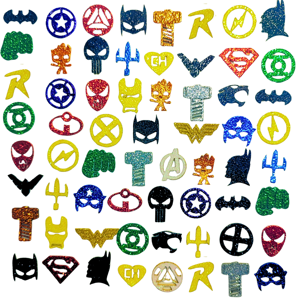 Kit 200 Adesivos Super-Herói Pet para Banho e Tosa