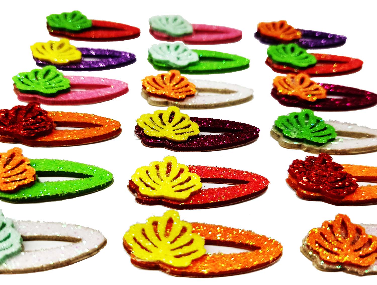 100 Mini Adesivo Glitter Pet EVA Macio Cola Forte Banho Tosa