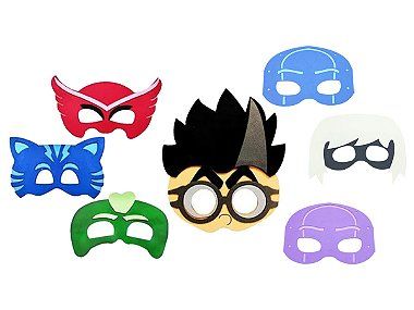 Kit 21 Máscara PJ MASKS Fantasia Infantil desenho animado