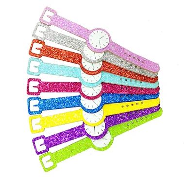 20 Adesivos Relógio Eva Glitter Pet Shop Cães e Gatos