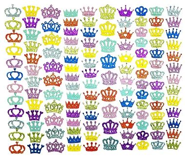 1000 Adesivos Coroa Pet Piercings Cães Gatos Pet Shop Fêmea