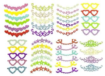 50 Adesivos tiara arabesco Fêmea Pet Cães E Gatos  Shop