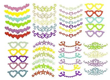 500 Adesivos tiara arabesco Fêmea Pet Cães E Gatos  Shop