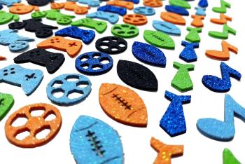 50 Adesivos Pet Piercings Eva MACHOS Petshop Cães E Gatos