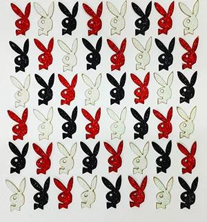kit 100 adesivos PlayBoy Glitter Pet Petshop Cão e Gato