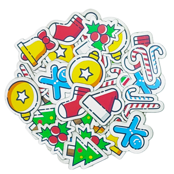 360 Adesivos P NATAL II  Pet sticker Cão Gato BanhoTosa  A33