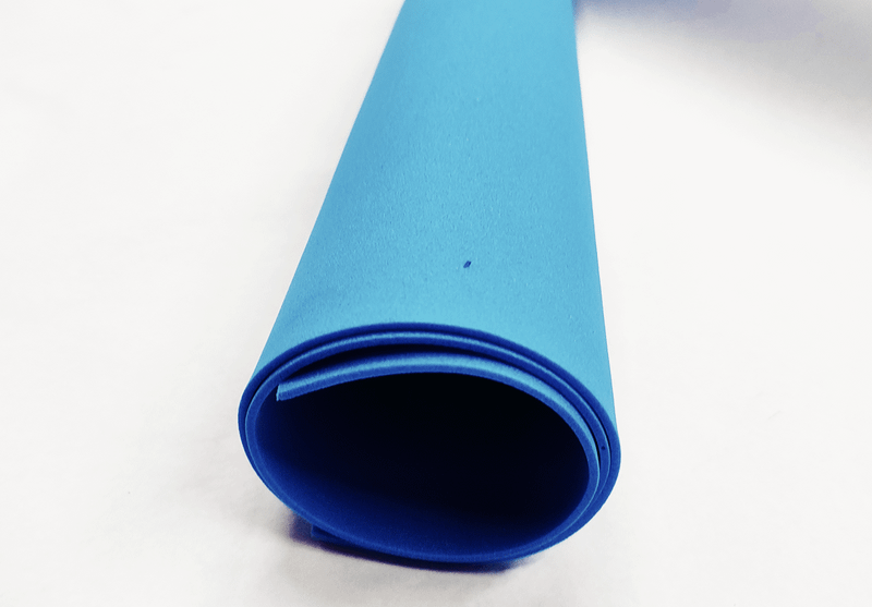 Eva cartolina 30x20 escolar artesanato 10 Folhas decorar Cor:Azul escuro