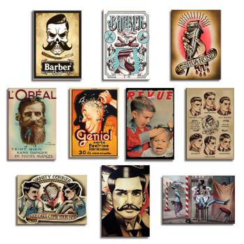 Kit 10 Placas Barbearia Quadros Decoração Painel 28,7x22cm