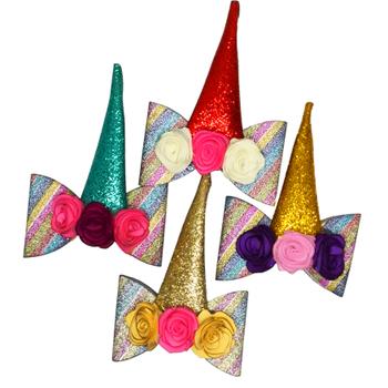 Kits Laço Unicórnio Decoração Pet  Acessórios Cachorro e Gato Quantidade:30