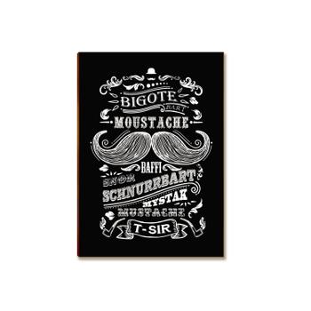 Placa MDF Barbearia Rústica Decorativa Parede Tam A4 BR10