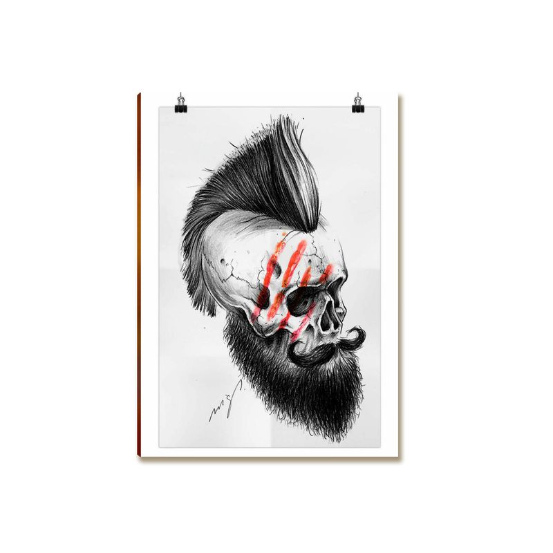 Placa De Parede Barbearia Decorativa MDF 3mm Tam A4 BR11