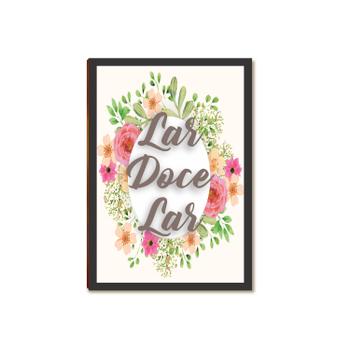 Placa MDF Lar Doce Lar Decoração Parede Pronta Instalar DC1