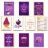 10 Placas MDF Açaí Parede Criativa para Estabelecimentos LN1