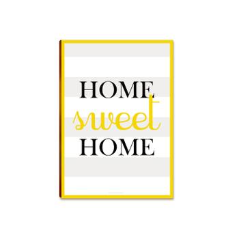 Placa MDF Home Sweet Home Decorativa para Parede DC17