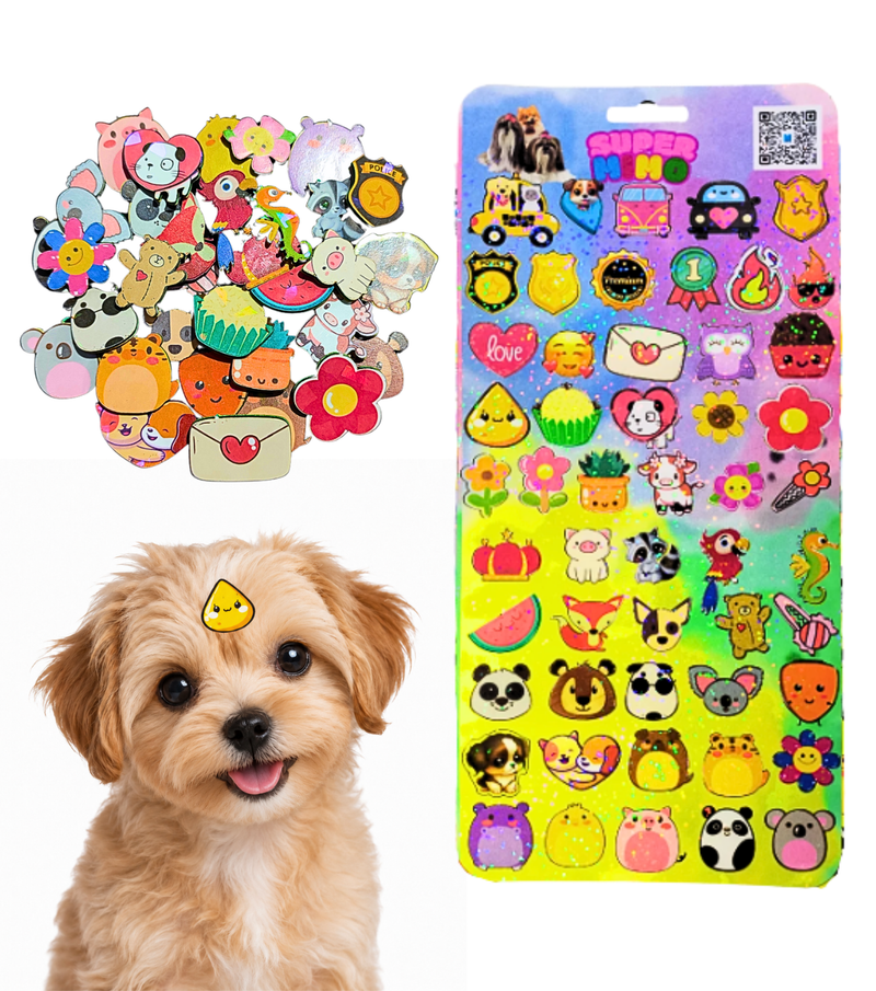 Adesivo Pet 3D Aplique Sticker Pet Banho Super Cola 50 Und Nome do desenho:03