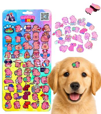 Adesivo Pet 3D Aplique Sticker Pet Banho  Super Cola 50 Und Nome do desenho:06