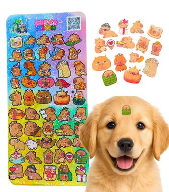 Adesivo Pet 3D Aplique Sticker Pet Banho  Super Cola 50 Und Nome do desenho:07