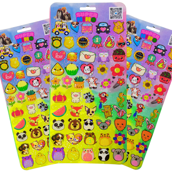 Adesivo Pet 3D Aplique Sticker Pet Banho  Super Cola 20 Und Nome do desenho:03
