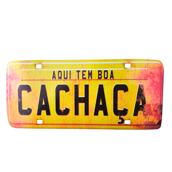 Placa Decor MDF Carro com Adesivo Autocolante-Variações COR:CACHAÇA