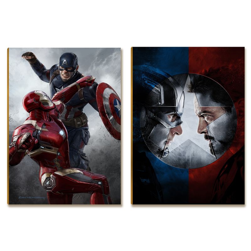 Kit 2 Placas MDF Geek Gamer Parede 22x28,7 cm Moderna Atual