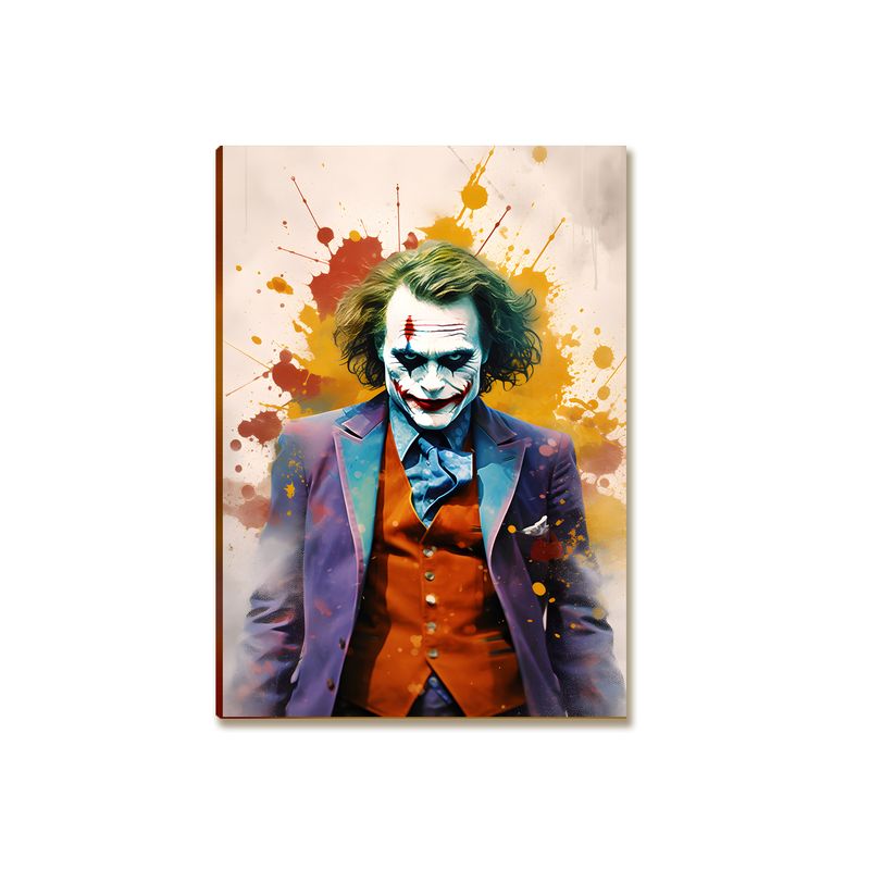 Placa MDF Vilão Cômico Pop Arte Urbana Parede Moderna A4