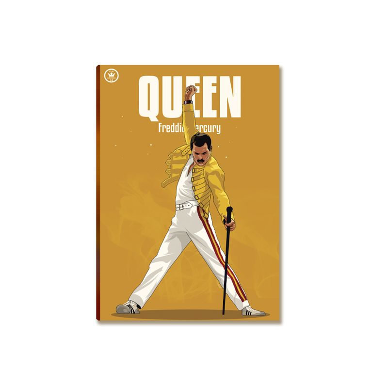 Placa MDF Música Queen Freddie Mercury Arte Parede A4