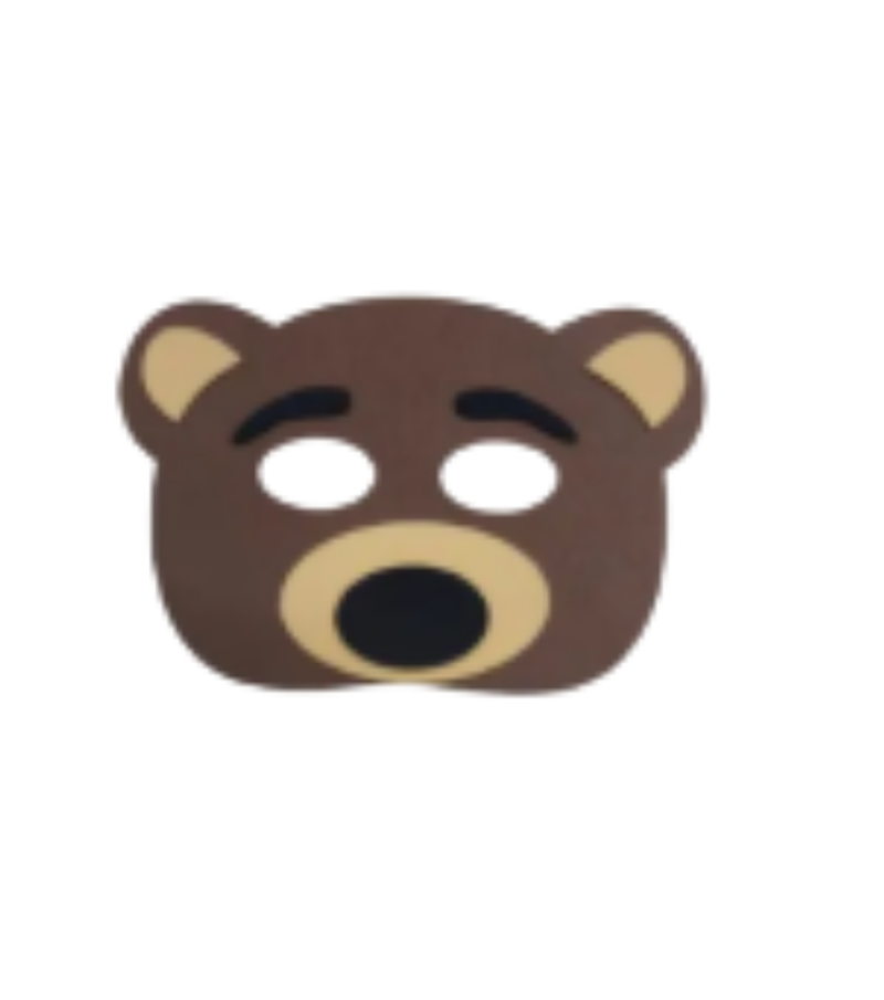 20 Máscaras Arca de Noé - Personagem Infantil Lembrancinha personagem:URSO