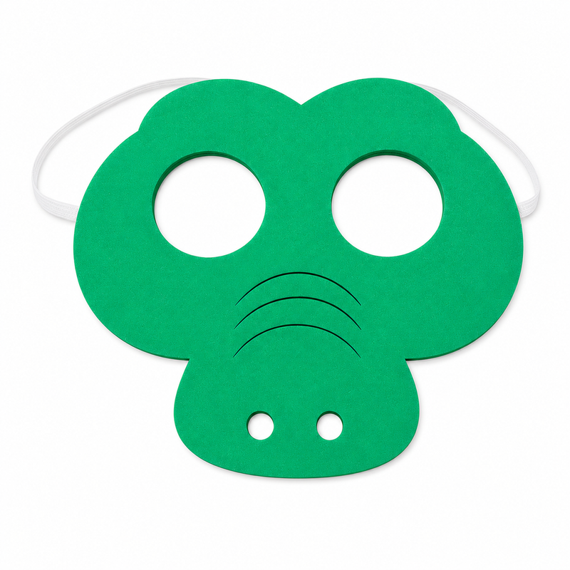 10 Máscaras Arca de Noé - Personagem Infantil Lembrancinha personagem:jacaré