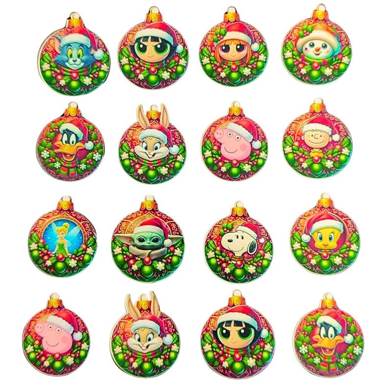 200 Adesivos Natal EVA Cão Banho Tosa Pet Shop Natal Cartoon