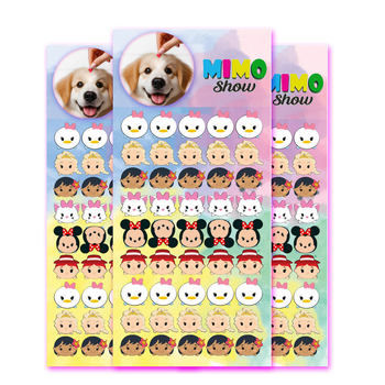 135 Adesivos Pet Cartelas Cão e Gato Pet Shop Piercing C19