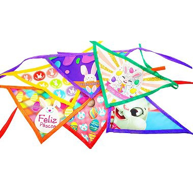 20 Lacinhos Bandana Páscoa Pet Tecido sublimado Cães Gatos