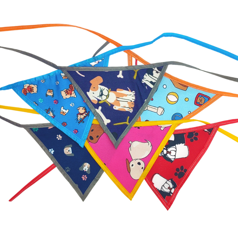 Lacinho Bandana Petshop Cães/gatos 10 Unidades Em Tecido. P